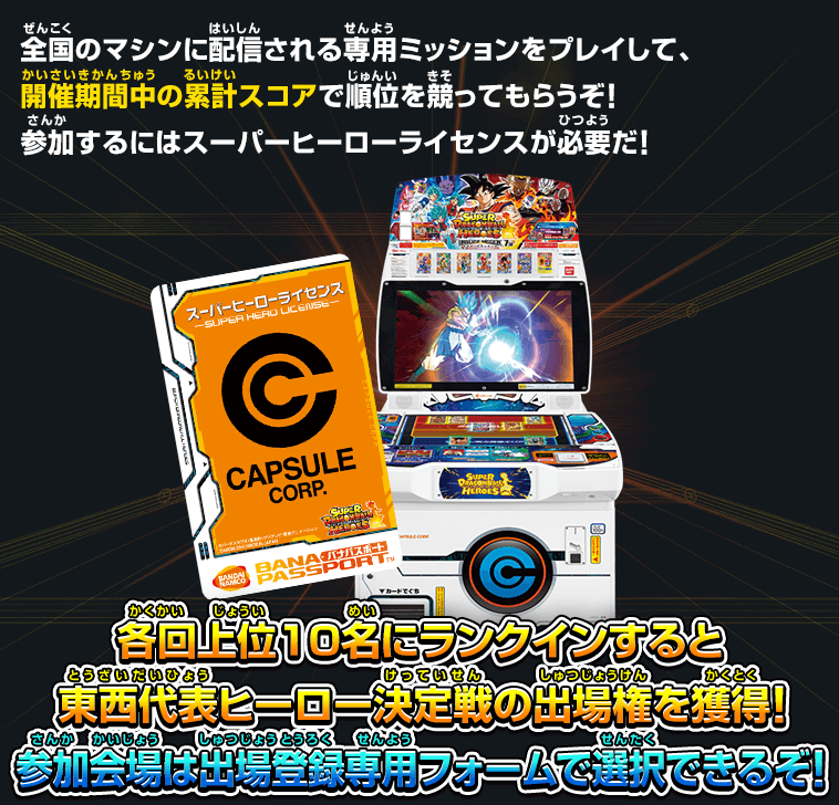 各回上位10名にランクインすると東西代表ヒーロー決定戦の出場権を獲得！