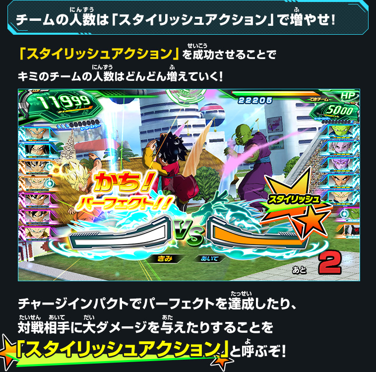 チームの人数は「スタイリッシュアクション」で増やせ!
