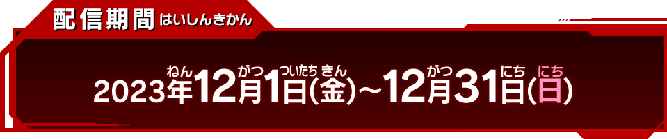 配信期間