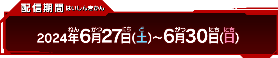 配信期間