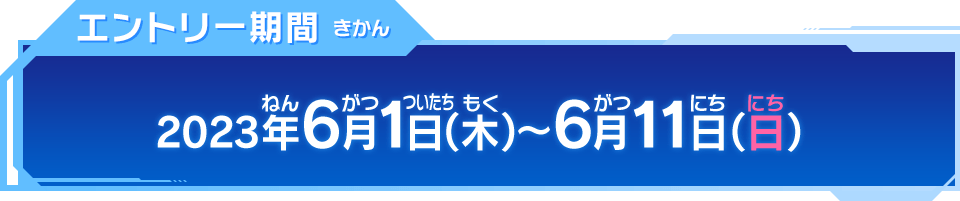 エントリー期間