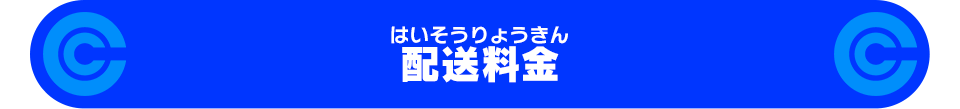 配送料金／バナコインでの事前決済