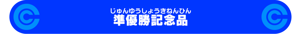 準優勝記念品