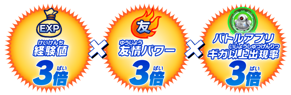 エクストラシーズン開催店舗限定！トリプル3倍ボーナス配信決定！！