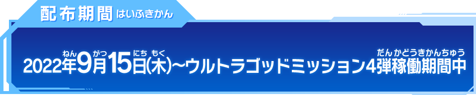 配布期間