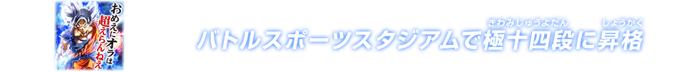 チャットスタンプ 極十四段昇格