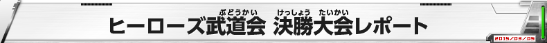 ヒーローズ武道会 決勝大会レポート