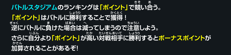 ポイントについて詳しい詳しい説明