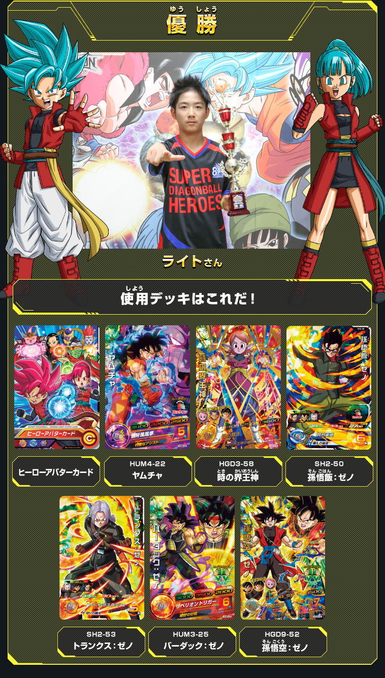 ドラゴンボールヒーローズシリーズ 8周年記念イベントレポート ...