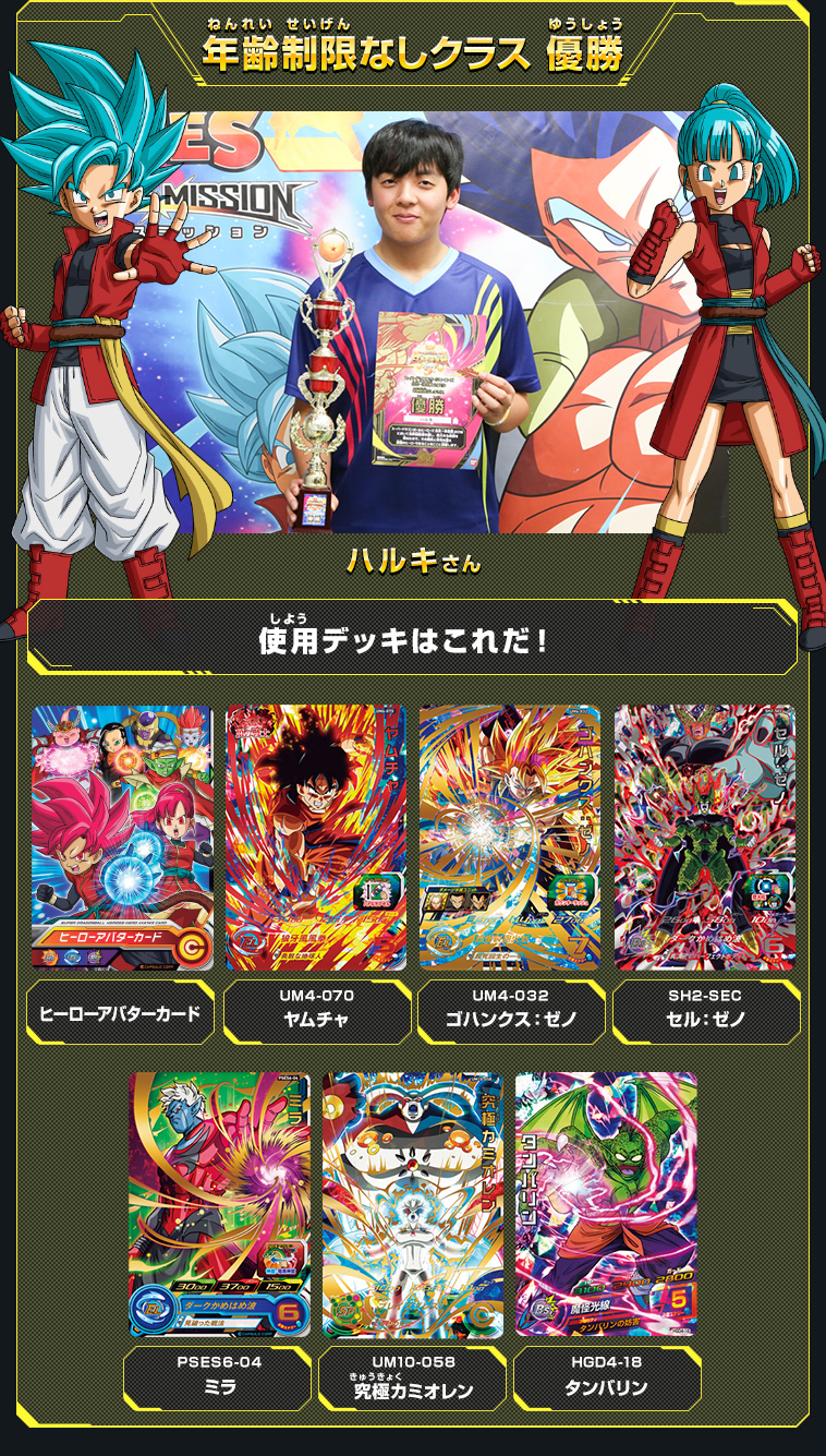 ドラゴンボールヒーローズ ヒーローズ王決定戦アクリル盾-