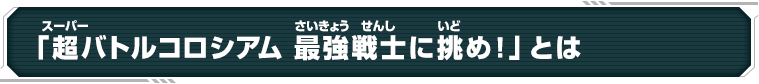 超バトルコロシアムとは