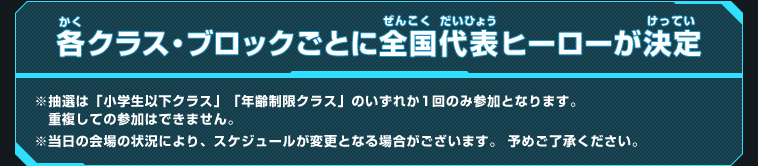 小学生以下クラスの流れ・年齢制限なしクラスの流れ