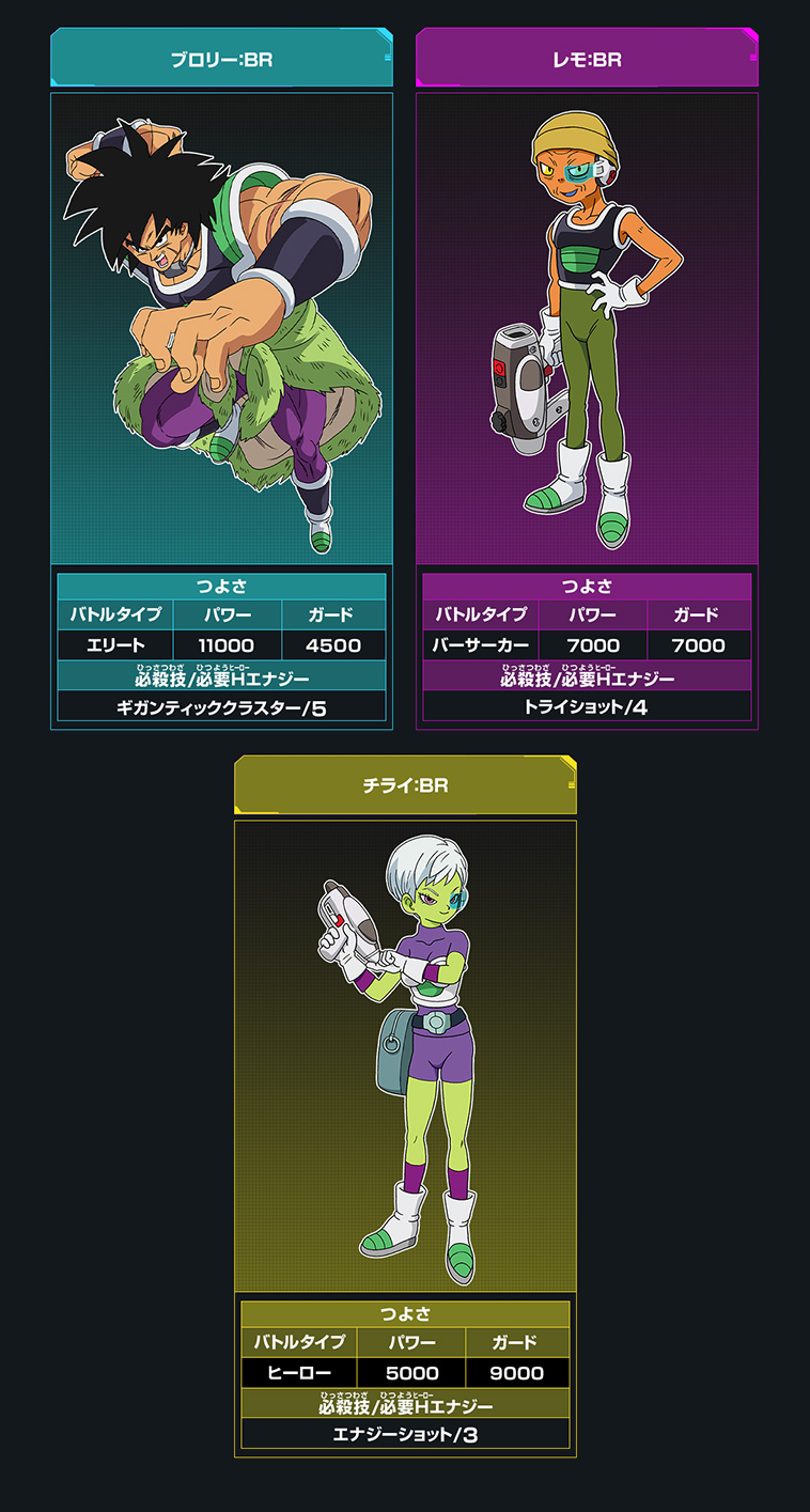 カード型スキルズで召喚できるのはこの3人！