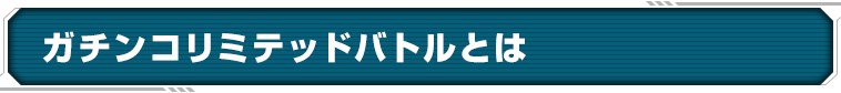 ガチンコリミテッドバトルとは