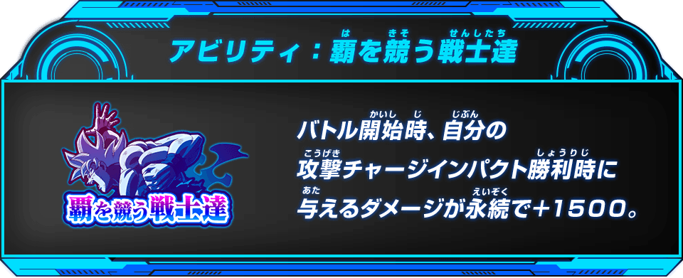 アビリティ：覇を競う戦士達