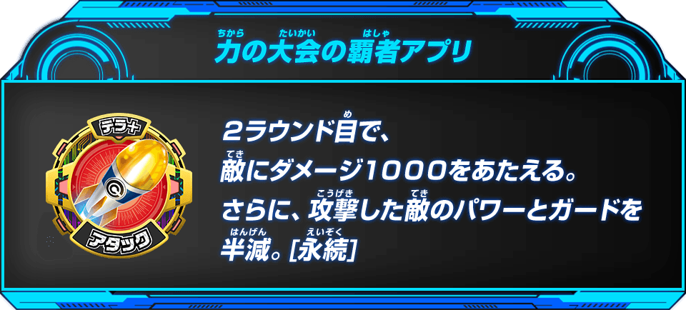 力の大会の覇者アプリ