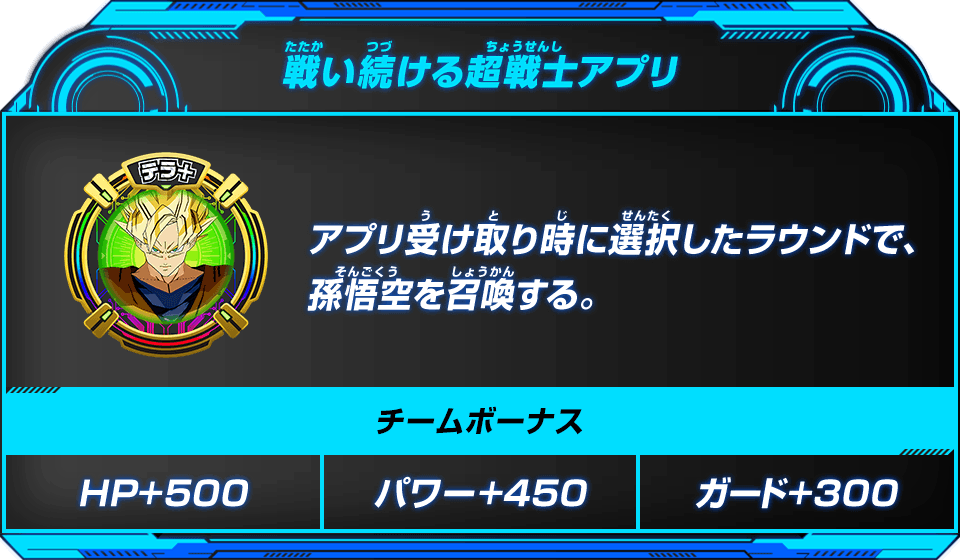 戦い続ける超戦士アプリ