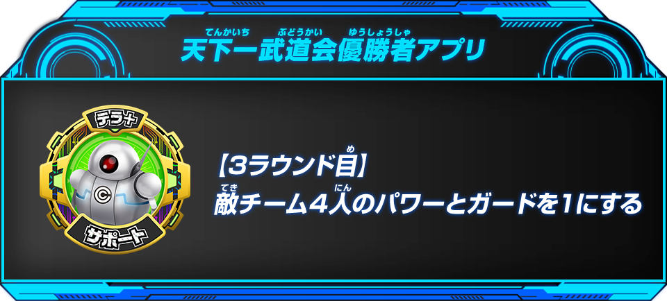 天下一武道会優勝者アプリ