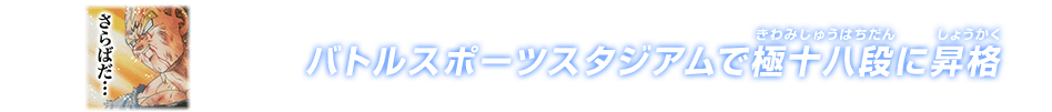 チャットスタンプ 極十八段昇格