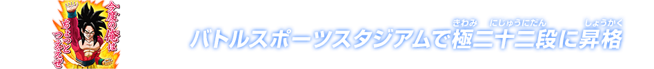 チャットスタンプ 極二十二段昇格