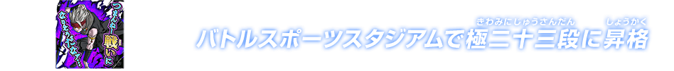 チャットスタンプ 極二十三段昇格