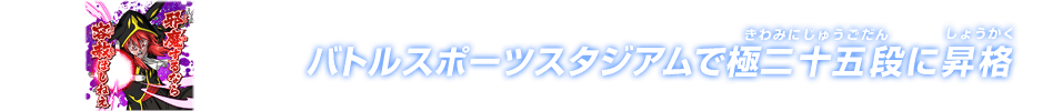 チャットスタンプ 極二十五段昇格