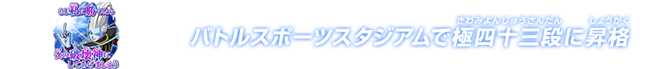 チャットスタンプ 極四十三段昇格