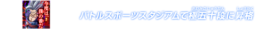 チャットスタンプ 極五十段昇格