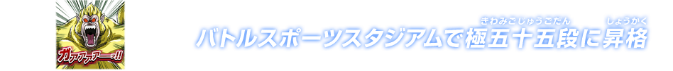 チャットスタンプ 極五十五段昇格