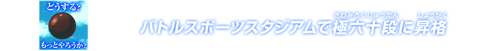 チャットスタンプ 極六十段昇格