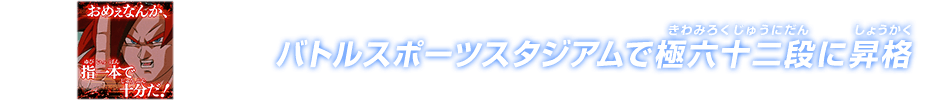 チャットスタンプ 極六十二段昇格