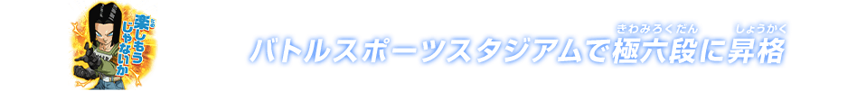 チャットスタンプ 極六段昇格