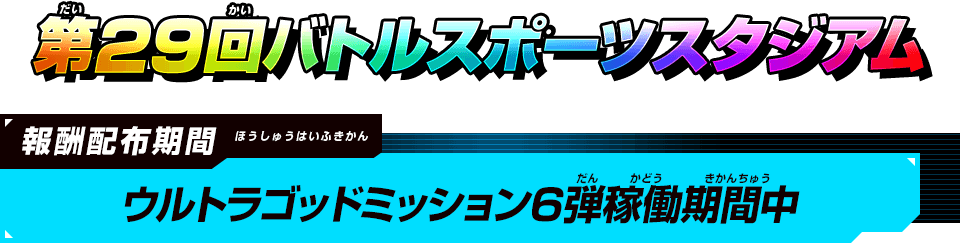 第29回バトルスポーツスタジアム