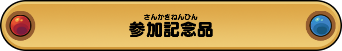 参加記念品